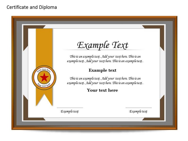 Powerpoint Award Certificate Template