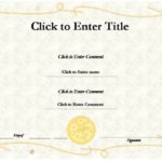 Powerpoint Award Certificate Template