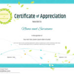 Printable Certificate Of Recognition Templates Free