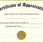 Printable Certificate Of Recognition Templates Free