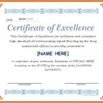 Professional Certificate Templates For Word