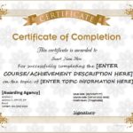 Professional Certificate Templates For Word