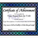 Professional Certificate Templates For Word