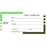 Publisher Gift Certificate Template