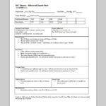 Rehearsal Report Template