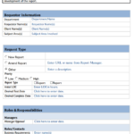 Report Requirements Template