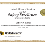 Safety Recognition Certificate Template