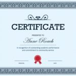 Sample Certificate Of Recognition Template