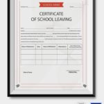 School Leaving Certificate Template