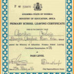 School Leaving Certificate Template