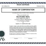 Share Certificate Template Companies House