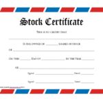 Shareholding Certificate Template