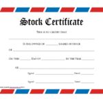 Shareholding Certificate Template