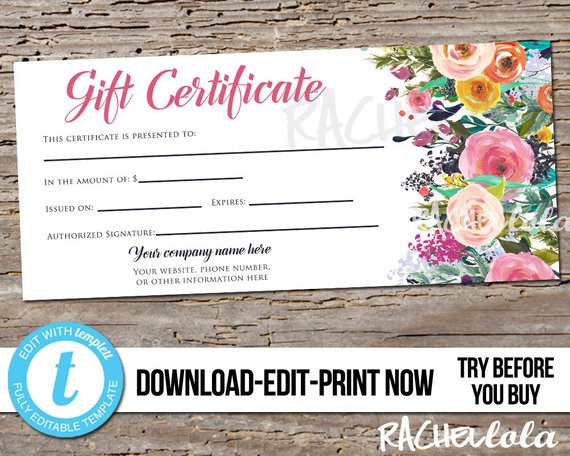 Small Certificate Template