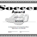 Soccer Certificate Template Free