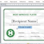 Soccer Certificate Templates For Word