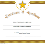 Star Award Certificate Template