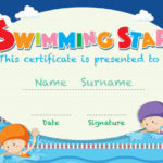 Swimming Certificate Templates Free