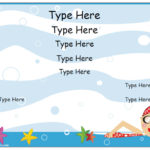 Swimming Certificate Templates Free