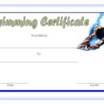 Swimming Certificate Templates Free