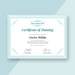 Template For Training Certificate