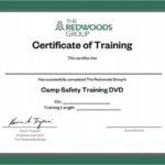 Template For Training Certificate