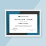 Template For Training Certificate