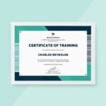 Training Certificate Template Word Format