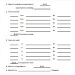 Treasurer Report Template