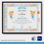 Word 2013 Certificate Template