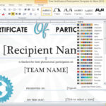 Word 2013 Certificate Template