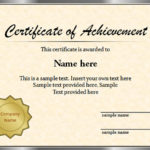 5Th Grade Graduation Certificate Template