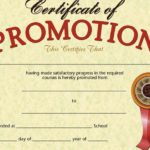 5Th Grade Graduation Certificate Template