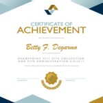 Academic Award Certificate Template