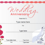 Anniversary Certificate Template Free