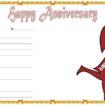 Anniversary Certificate Template Free