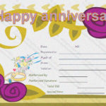 Anniversary Certificate Template Free