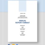 Annual Report Template Word Free Download