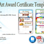 Art Certificate Template Free