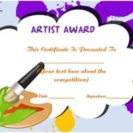 Art Certificate Template Free