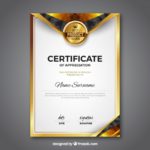 Award Certificate Design Template