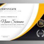 Award Certificate Design Template