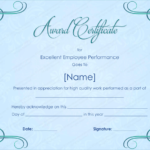 Best Employee Award Certificate Templates