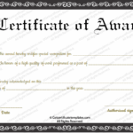 Best Performance Certificate Template