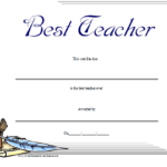 Best Teacher Certificate Templates Free