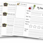 Book Report Template Grade 1