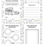 Book Report Template Grade 1