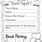 Book Report Template Grade 1