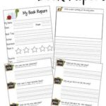 Book Report Template Grade 1