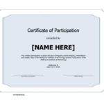 Borderless Certificate Templates